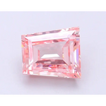 1.18 Ct Fancy Intense Pink Tapered Baguette Cut  lab grown diamond with contemporary shape and premium sparkle