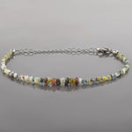 14.00 Ct rough Multi Colored diamond bracelet with natural raw texture Luxury Jewelry 