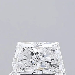 Lab grown 1.23 Ct white Trapezoid diamond with refined sparkle and elegant curve
