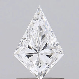 1.01 Ct white kite cut lab grown diamond with brilliant sparkle and modern shape