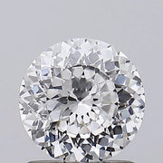 white Round cut 0.86 Ct lab grown diamond loose stone with elegant facets