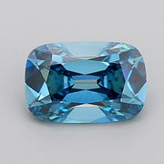1.66 Ct Fancy ViVid Blue Cushion cut lab grown diamond for custom jewelry use