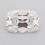 1.51 Ct white Cushion cut diamond lab grown with refined finish