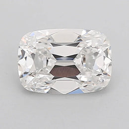 1.51 Ct white Cushion cut diamond lab grown with refined finish