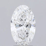 1.98 ct lab created moval diamond premium loose stone for jewelry