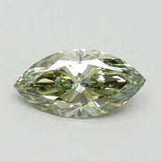1.50 Ct fancy intense green marquise cut lab grown diamond with vivid color
