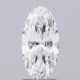 1.77 ct lab created moval diamond premium loose stone for jewelry
