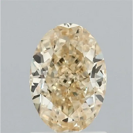1.50 Ct Fancy Intense Yellow Oval Cut Lab Grown Diamond Luxe Glow Premium Elegance