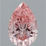 1.40 Ct soft Vivid pink Pear cut lab grown diamond loose Diamond 