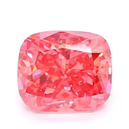 1.10 carat deep pink cushion cut lab grown diamond loose stone for custom engagement ring high quality fancy pink diamond