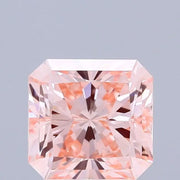 2.00 Ct Radiant Intense pink lab grown diamond for pendant or ring