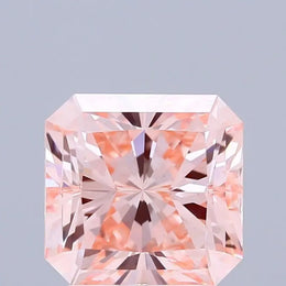 2.00 Ct Radiant Intense pink lab grown diamond for pendant or ring