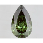 10.10 Ct fancy deep green pear cut lab grown diamond with rich color brilliance and elegant luxury appeal