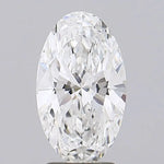 2.72 ct lab created moval diamond premium loose stone for jewelry