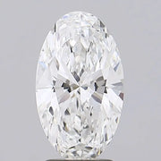 2.72 ct lab created moval diamond premium loose stone for jewelry