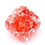 1.52 carat vivid pink cushion cut lab grown diamond, IGI certified loose fancy pink diamond for custom engagement ring or luxury jewelry design