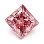 1.03 Ct vivid pink princess cut lab grown diamond with bright color, stylish loose stone for modern jewelry