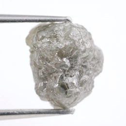grey colour 4.90 carat rough diamond cost diamond uncut price