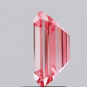 vivid pink colour diamond emerald Cut Fancy Vivid Pink Lab Grown Diamond