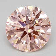1.51 Ct Fancy Vivid Pink Round Cut Lab Grown Diamond Ultra Rare Luxury Brilliant Sparkle