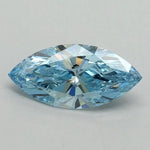 1.00 Ct Fancy Vivid Blue Marquise Lab Grown Diamond Bold Romantic Luxury Brilliant Shine