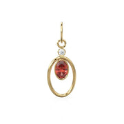 Luxury white gold pendant with brilliant lab grown diamond pendant design