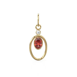 Luxury white gold pendant with brilliant lab grown diamond pendant design