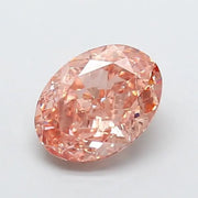 2.58 Ct Fancy Intense Brownish Pink Oval Lab Grown Diamond Vibrant Luxury Fine Jewelry Sparkle