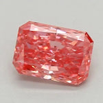 0.86 Ct Fancy Vivid Pink Radiant Cut Lab Grown Diamond Brilliant Fine Jewelry Sparkle
