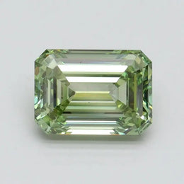 2.00 Ct fancy vivid green lab grown diamond emerald cut with rich color and brilliant sparkle for luxury jewelry design