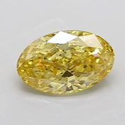 Oval Cut 2.72 Ct Fancy Yellow Lab Grown Diamond for Women Elegant Luxe Jewelry