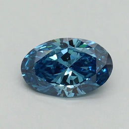Fancy Vivid Blue Lab Grown Diamond Loose Stone Sparkling Luxury Jewelry