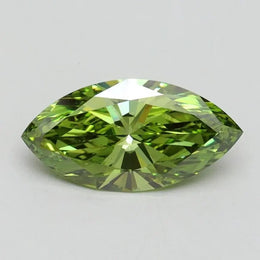1.5 Ct Fancy Vivid Green Marquise Lab Grown Diamond Elegant Timeless Jewelry