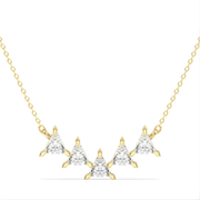 4.37 Ct Various necklace designs in gold and gemstone styles