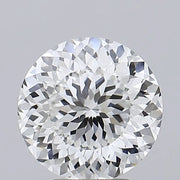 3.85 Ct fancy white round cut lab grown diamond with brilliant sparkle and elegant timeless shine
