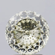 2.07 Ct lab grown fancy white round cut diamond with brilliant sparkle and clean symmetry
