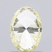 fancy yellow colour diamond oval cut fancy yellow lab grown diamond light grey background