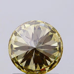 fancy yellow colour diamond fancy yellow lab grown diamond si1 round cut