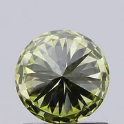 fancy intense yellowish green diaomnd round brilliant fancy intense yellowish green lab diamond