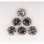 round cut natural salt and pepper diamond and wedding band collection