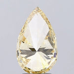 intense yellow colour diaomd pear fancy intense yellow lab grown diamond vvs2