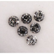 round cut natural salt and pepper diamond and wedding band collection