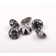 round cut natural salt and pepper diamond and wedding band collection