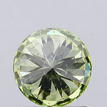 fancy light greenish yellow colour diamond round brilliant fancy light greenish yellow lab grown diamond