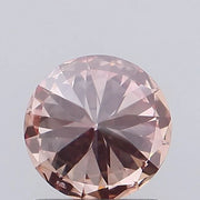 brown pink colour  diamond round fancy brown pink lab grown diamond vs2