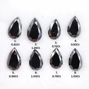 2 carat lab created diamond, black women's engagement ring, brown diamond earrings, loose pink diamond, rose cut diamond loose, black faceted diamond