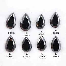 2 carat lab created diamond, black women's engagement ring, brown diamond earrings, loose pink diamond, rose cut diamond loose, black faceted diamond