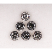 round cut natural salt and pepper diamond and wedding band collection