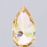 fancy yellowish orange colour diamond pear fancy yellowish orange lab grown diamond vs1 