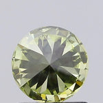yellowish green colour diamond round brilliant fancy yellowish green lab diamond igi 